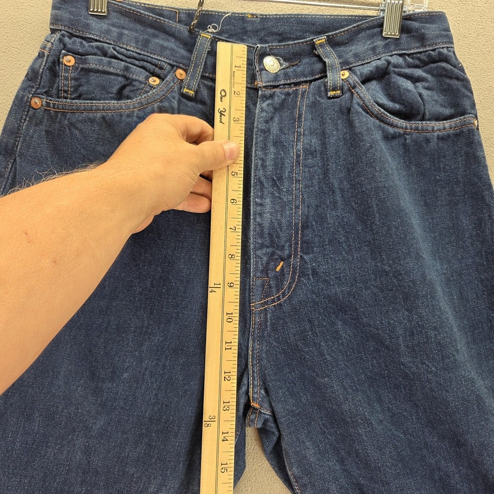 Levis 701 Jeans Womens Blue Selvedge LVC High Rise Marilyn Monroe Fits 28x32 - Picture 7 of 16